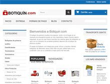 Tablet Screenshot of botiquin.com